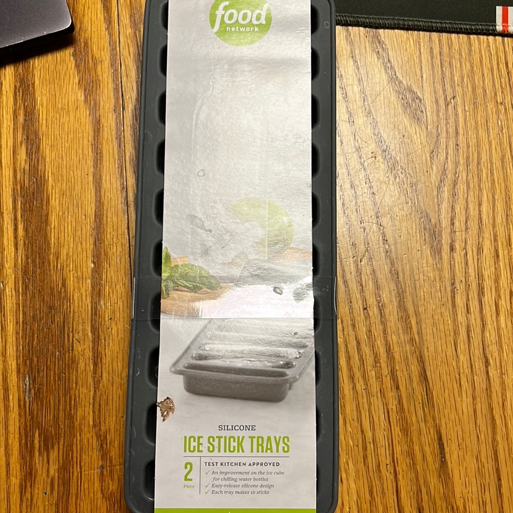 Silicone ice stick tray